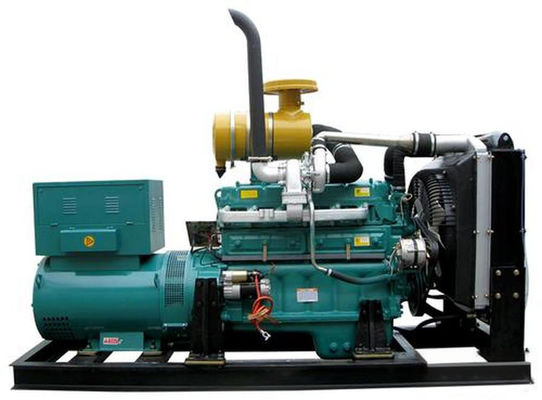 200L réservoir de carburant silencieux générateur diesel 100kw réglé refroidi à l'eau