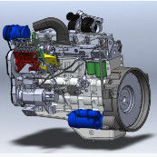 4.214L machine à cylindrée moteur diesel 1500 r/min
