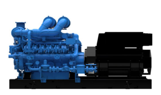 Générateur de gaz naturel de 700 kW SP700NGB/S Ensemble avec moteur à gaz à haut rendement Silenciateur industriel avec capacité de silencieux